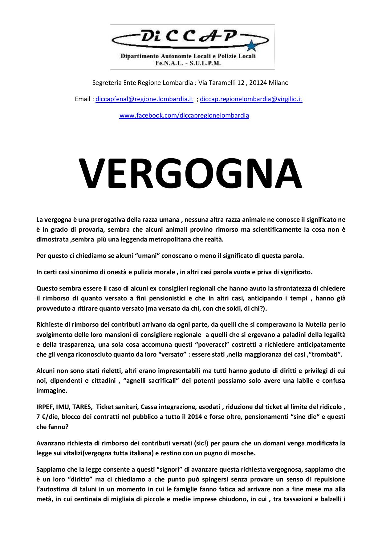 VERGOGNA page 001