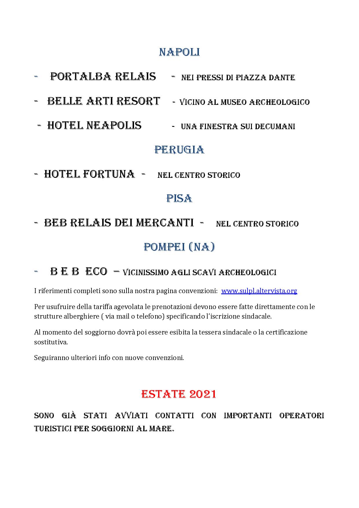 nuove convenzioni per i nostri associati page 002